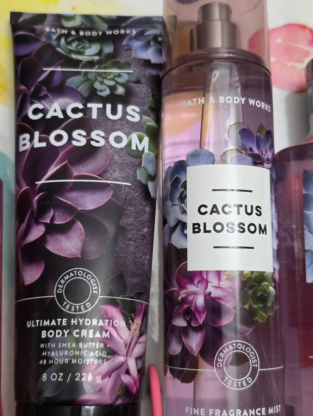Bath & Body Works Cactus Blossom 5 Piece Body Care Set NEW Rare